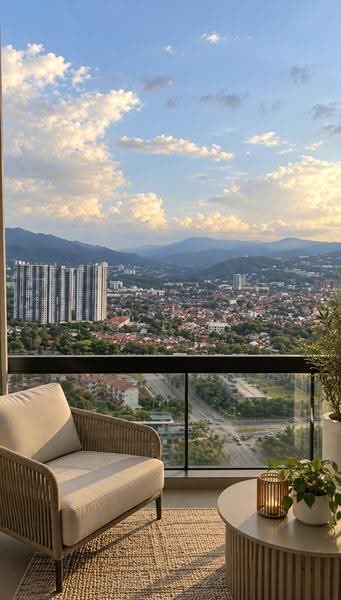 Kondominium untuk Dijual di WANGSA 9 RESIDENCY - Joshua Cheah - Balcony - PropertyGuru.com.my