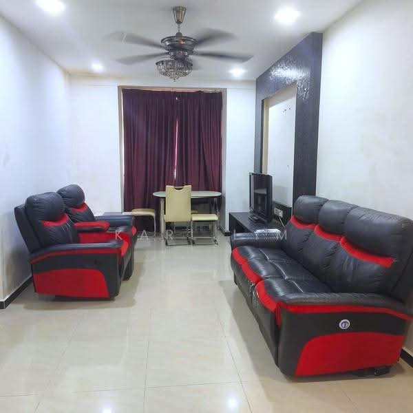Flat for Sale at Flat Bukit Indah - Karl Lim - Living Room - PropertyGuru.com.my