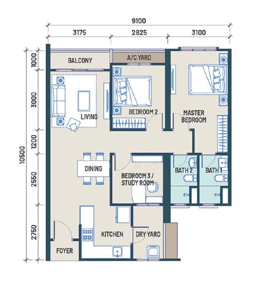 Kondominium untuk Dijual di Maldives Residences - SJ Ho - PropertyGuru.com.my