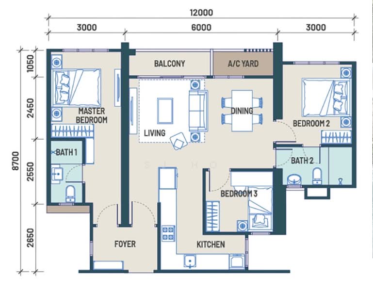 Kondominium untuk Dijual di Maldives Residences - SJ Ho - PropertyGuru.com.my