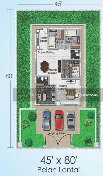 Untuk Dijual - Single storey bungalow at Bidor Damansara