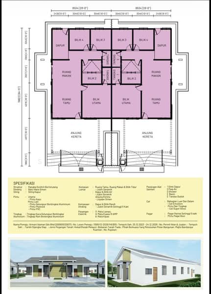 Semi-Detached House for Sale in Mentakab (Pahang) - SR Eric Gun - PropertyGuru.com.my