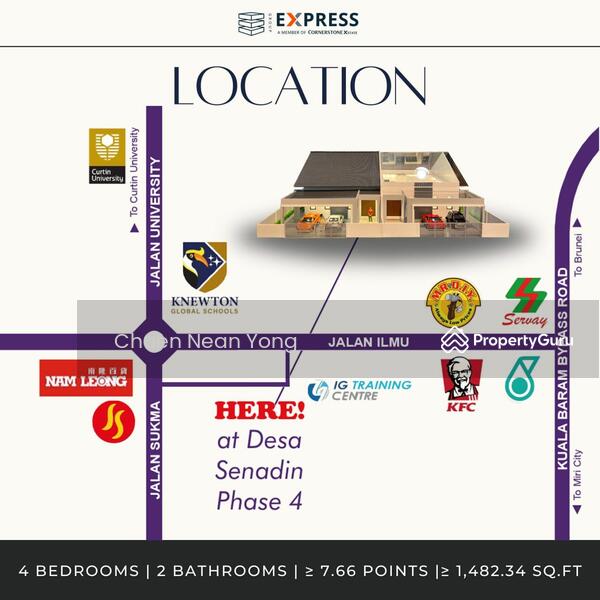 Semi-Detached House for Sale in Senadin (Miri) - Chuen Nean Yong - PropertyGuru.com.my