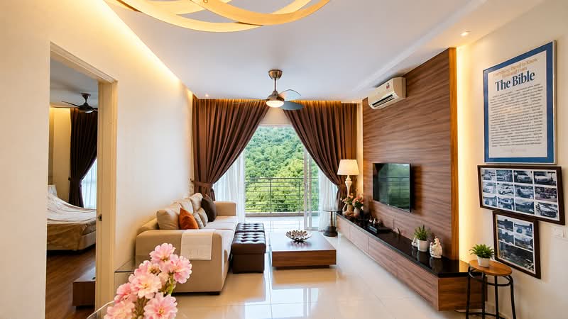 Service Residence for Sale at The Haven - Steven . - Living Room - PropertyGuru.com.my