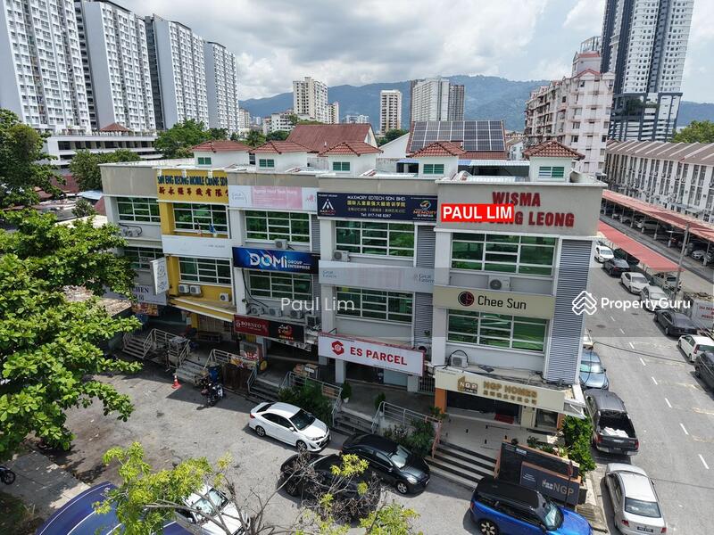 For Sale - SHOP LOT SALE 3 STOREY AT JALAN JELUTONG MAIN ROAD SELL WITH TENANCY WORTH BUY