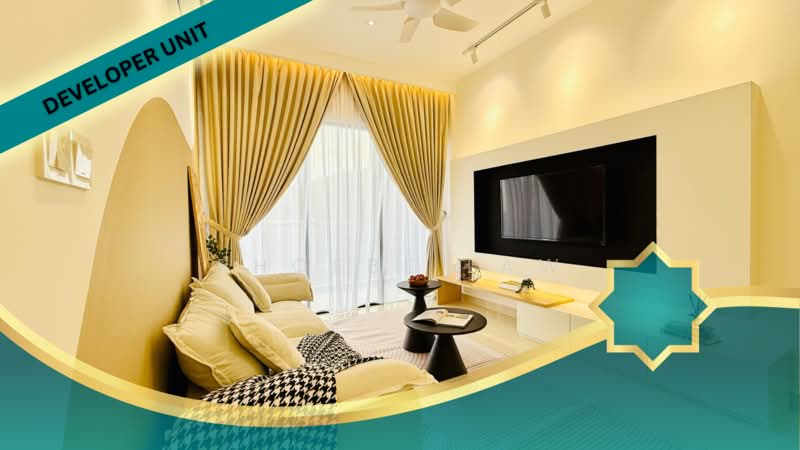 Service Residence for Sale at Hampton Height Damansara - Phoebe Law - Living Room - PropertyGuru.com.my