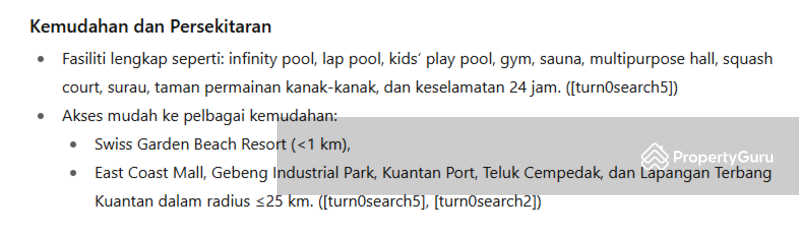 For Sale - Timur Bay Seafront Residence