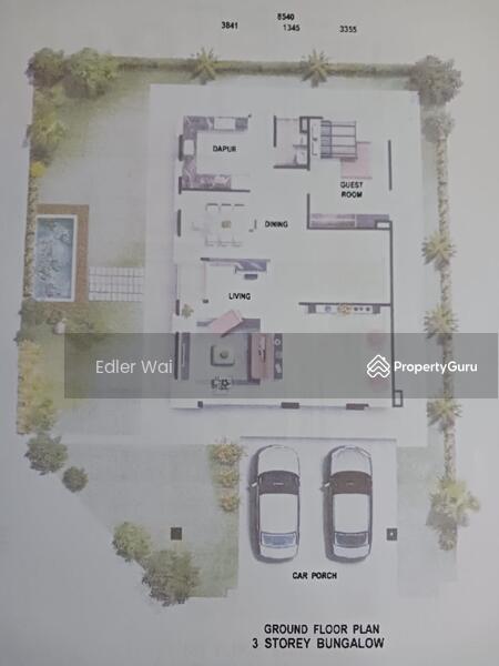 Untuk Dijual - 3 Storey Bungalow @ Taman Kerjasama