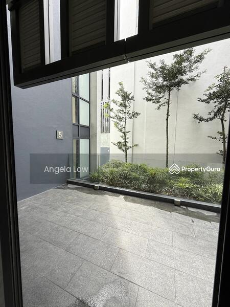 Outdoor space from dining area 