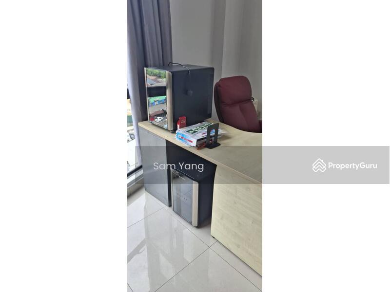 Working table with 2 wine chillers.