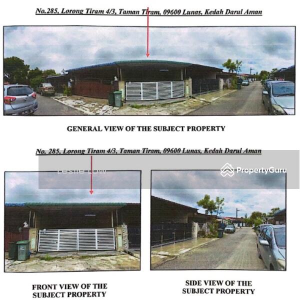 Untuk Dijual - October 2025 BANK LELONG : No.285, Lorong Tiram 4/3, Taman Tiram, LUNAS, Kedah