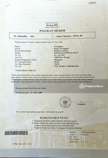 For Sale - Banglo Setingkat Taman Chendering Utama,Kuala Terengganu