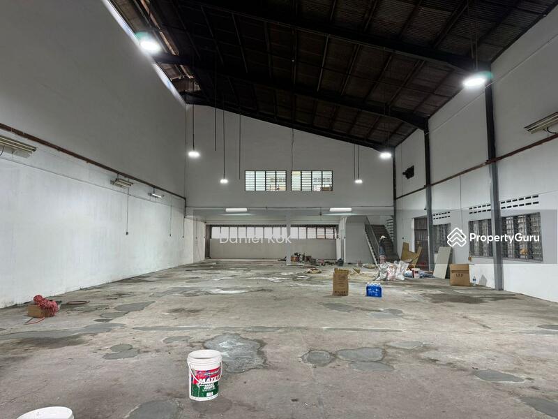 For Rent - RM13,800 Rental! 7295sqft Build Up! 150Amp! 35ft Ceiling! Sungai Rasau Klang Semi D Factory for Rent