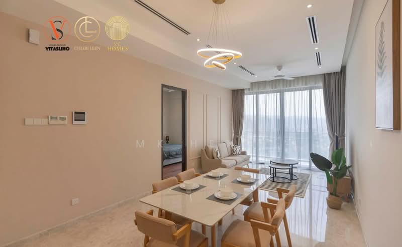 Servis Apartment untuk Disewa di The Manor - MK Heng - Living Room - PropertyGuru.com.my