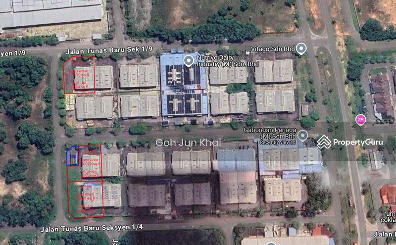 Untuk Disewa - Kawasan Perindustrian MIEL Masjid Tanah, Melaka