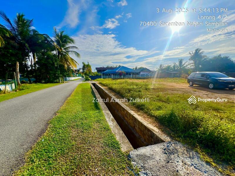 For Sale - Seremban INFRA READY FREEHOLD Tanah Lot Banglo Dekat UTC Ampangan Seremban