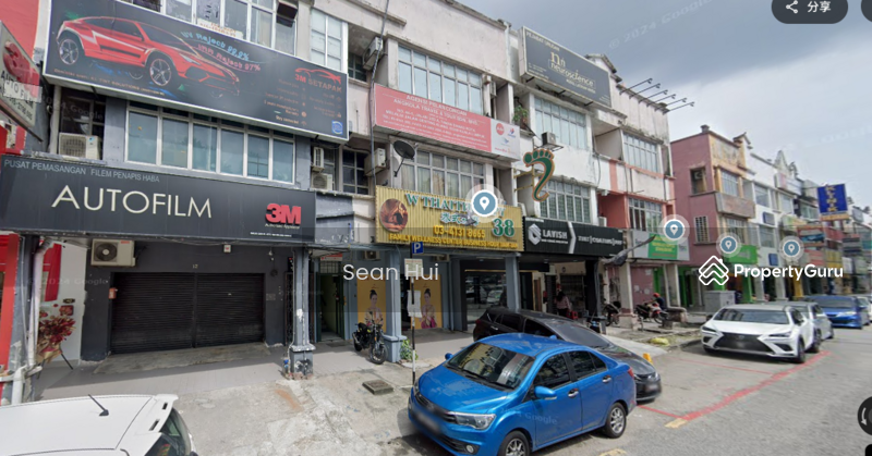 Untuk Disewa - 5 Adjoining 3 Storey Shops in Setapak