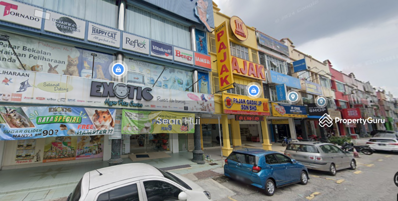 Untuk Disewa - 5 Adjoining 3 Storey Shops in Setapak