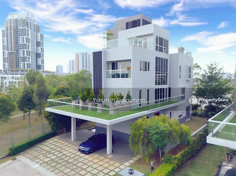 Untuk Dijual - CORNER LOT, FACING LAKE 4 Storey Bungalow, LakeFront Villa Cyberjaya