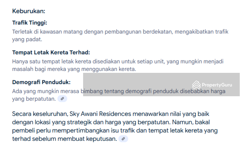 Untuk Dijual - Sky Awani Residensi 1