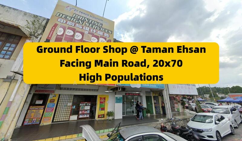 For Rent - Taman Ehsan Kepong, Ground Floor, 22x70, Storage / Online Business / Trading