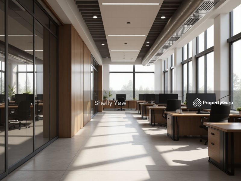 Untuk Disewa - 17K sf Frontage Mainroad Glass Panel Facade Design Shoplot Retail Office
