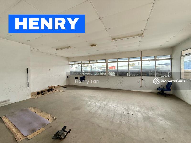 For Rent - Juru Semi-D Warehouse Factory Well Maintained near Bukit Minyak