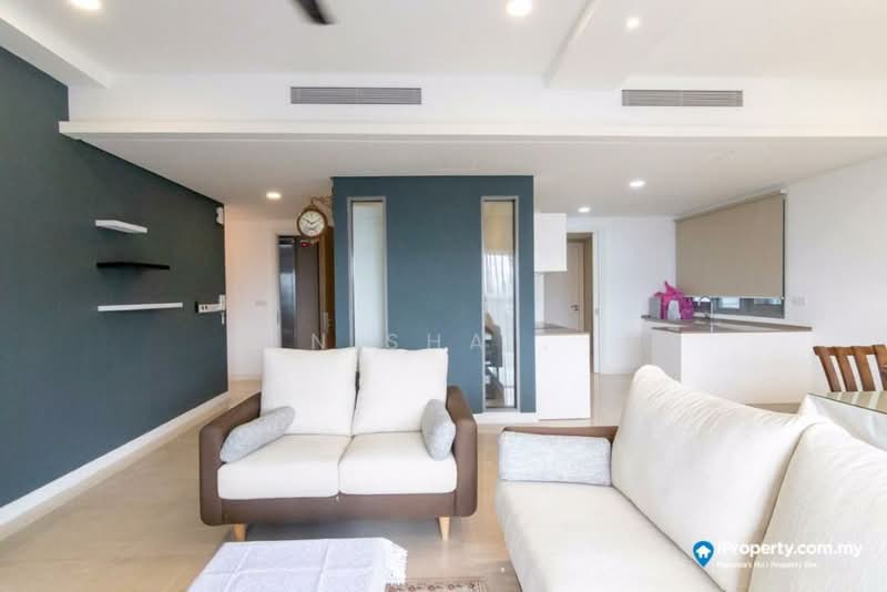 Kediaman Servis untuk Dijual di The Sentral Residences - Nisha . - Living Room - PropertyGuru.com.my