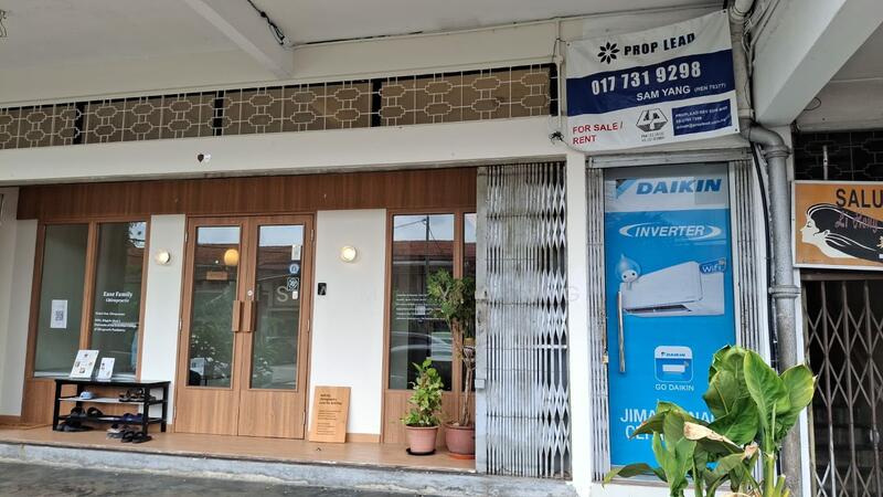 Side door access to office.