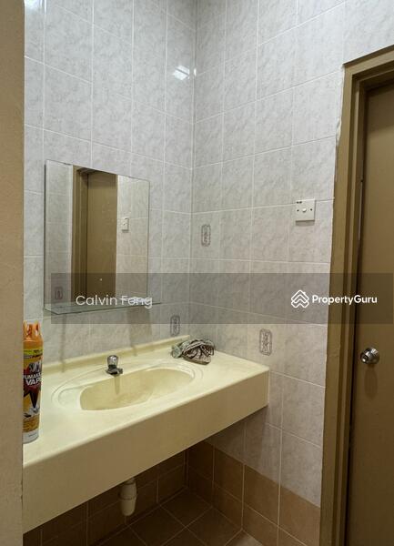 Wash basin outside common bathroom