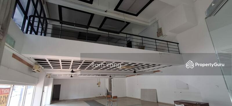 Mezzanine floor on top.