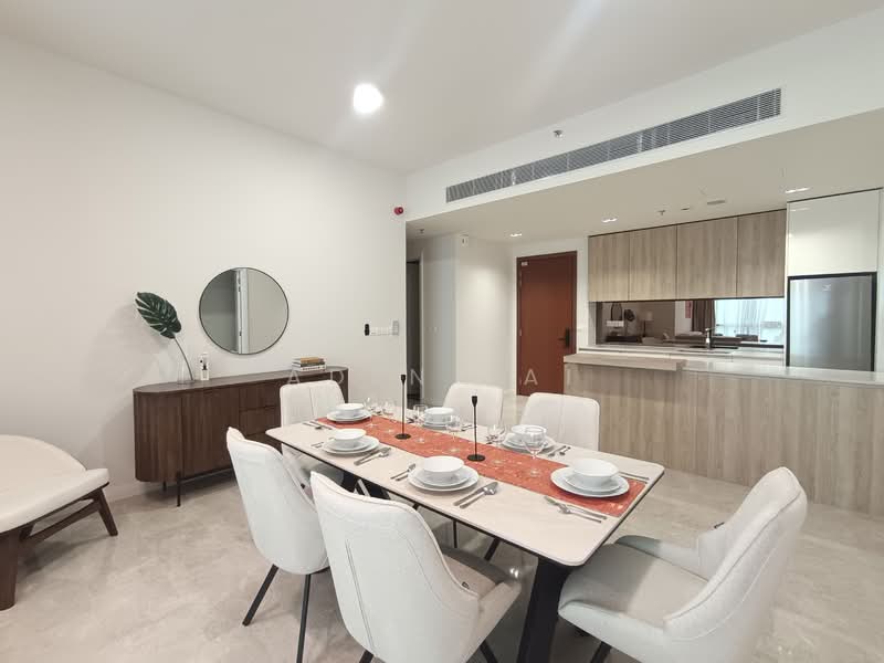 Service Residence for Rent at TRX Residences - Aden Tai - Dining Room - PropertyGuru.com.my
