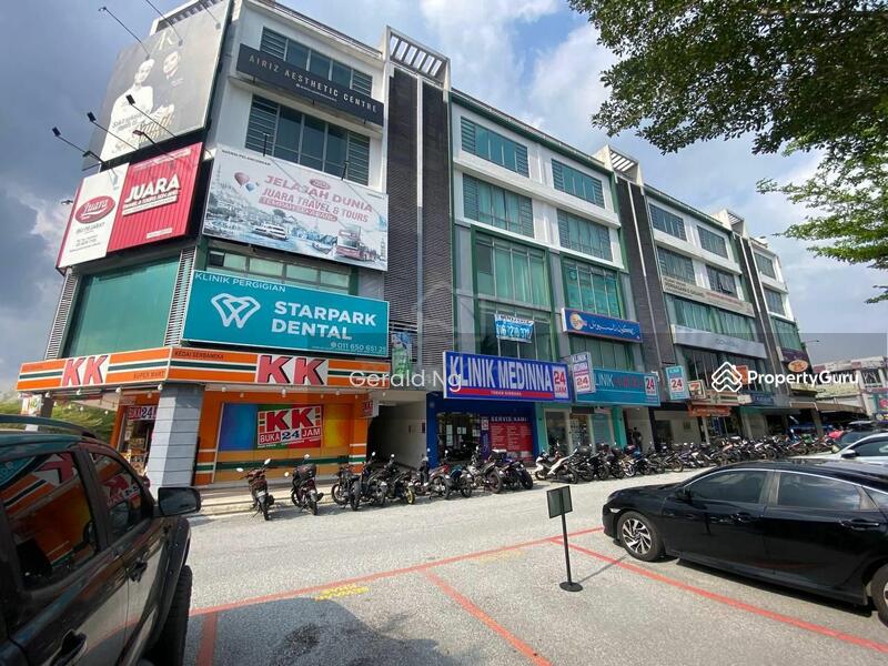 Untuk Dijual - Corner Lot Shop ROI 5.2% 5sty City Garden Commercial Centre Taman Nirwana Ampang Jaya Pandan Indah