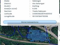 For Sale - 6 Acre Freehold Heavy Industrial Land For Sale, Kerling Selangor