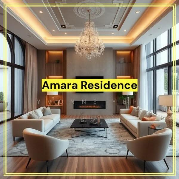 Kediaman Servis untuk Dijual di Amara Residences - Yvonne Yep - Living Room - PropertyGuru.com.my