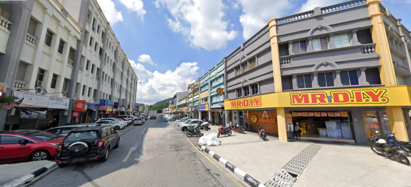 Untuk Dijual - taman sri rampai 4 sty shoplot . freehold . 20x70