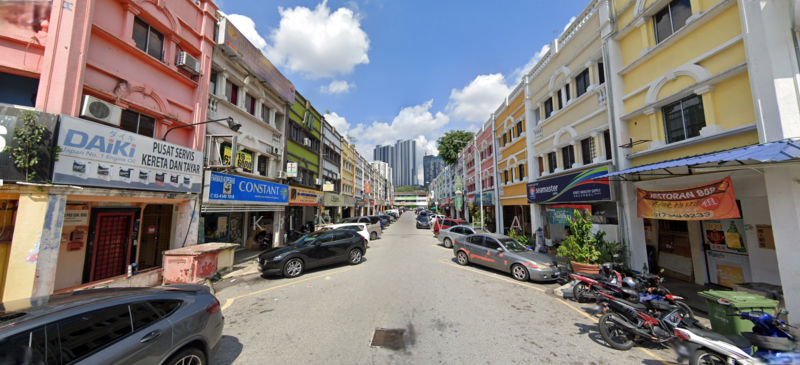 Untuk Dijual - taman sri rampai 4 sty shoplot . freehold . 20x70