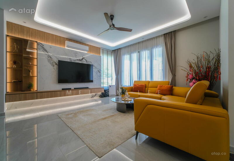 Twin Palms, Sungai Long Living Room