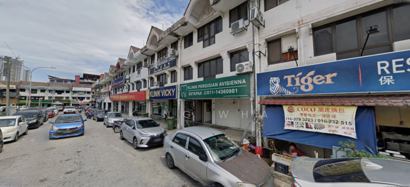 Untuk Dijual - jalan genting kelang 3 sty shoplot . facing main road