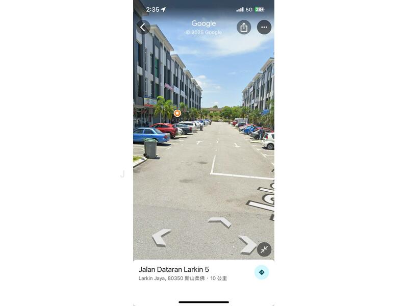 Untuk Disewa - Larkin Jaya Dataran Larkin