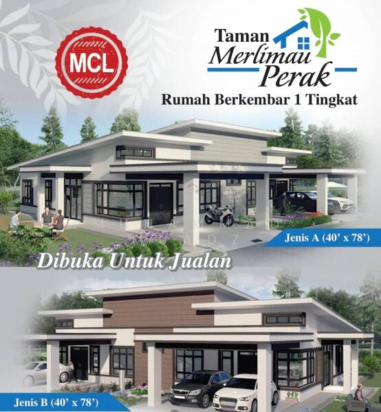Untuk Dijual - Taman Merlimau Mutiara