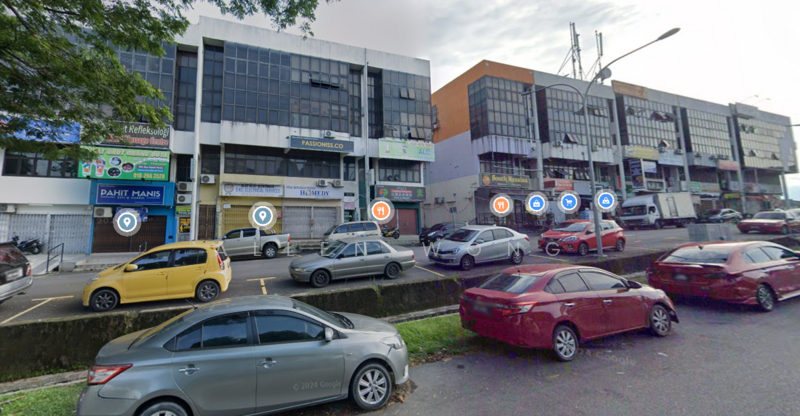 For Sale - Sri Gombak 4 Storey Shop Lot Freehold Facing Main Road SG 3