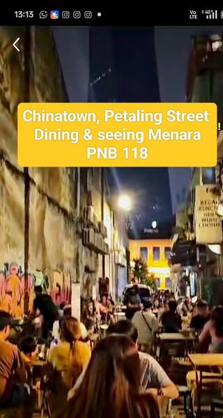 For Rent - Petaling Street, Chinatown, Roof Top Bistro Seeing Menara 118