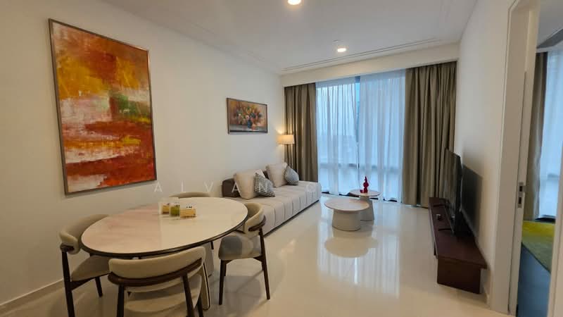 Kondominium untuk Disewa di Pavilion Damansara Heights - Alvan Chin - Living Room - PropertyGuru.com.my