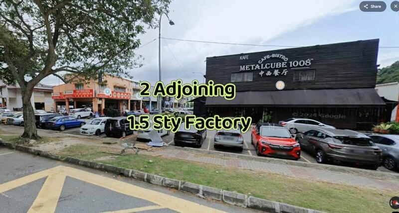 Untuk Dijual - 2 Adjoining 1.5 Storey Link Factory # Kepong Entrepreneurs Park, Taman Usahawan Kepong