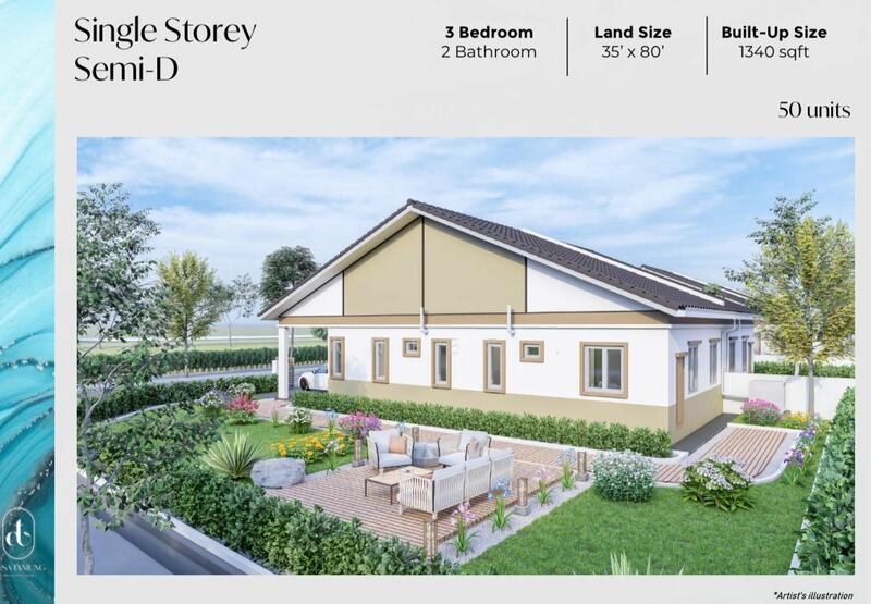 For Sale - (NEW) Semi D 1 Tingkat - Taman Desa Tanjung - Kepala Batas