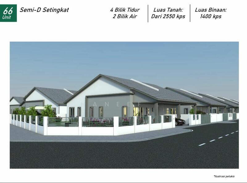 For Sale - (NEW) Semi D 1 Tingkat - Tamn Bayan Vista - Bukit Kayu Hitam