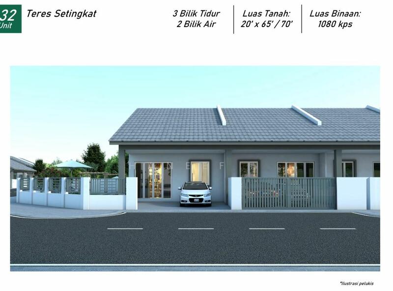 Untuk Dijual - (BARU) Teres 1 Tingkat - Taman Bayan Vista - Bukit Kayu Hitam