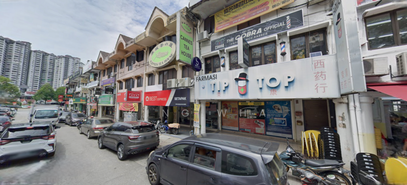Untuk Dijual - jalan genting kelang 3 sty shoplot . facing main road . 22x75