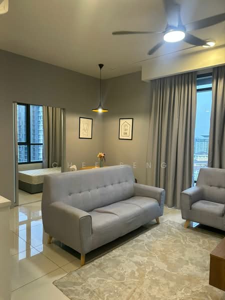 Servis Apartment untuk Disewa di The Ridge - Chee Seng - Living Room - PropertyGuru.com.my